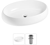 Комплект Wellsee 2 в 1 Lavinia Boho Bathroom Sink накладная раковина 60x40 см 20215095R