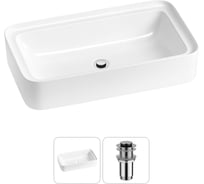 Комплект Wellsee 2 в 1 Lavinia Boho Bathroom Sink накладная раковина 75x40 см 20215332R