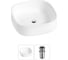 Комплект Wellsee 2 в 1 Lavinia Boho Bathroom Sink накладная раковина 42x42 см 20215444R 1