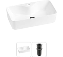 Комплект Wellsee 2 в 1 Lavinia Boho Bathroom Sink накладная раковина 54x30 см 20215272R