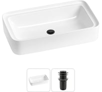 Комплект Wellsee 2 в 1 Lavinia Boho Bathroom Sink накладная раковина 75x40 см 20215333R