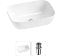 Комплект Wellsee 2 в 1 Lavinia Boho Bathroom Sink накладная раковина 46x33 см 20215191R