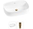 Комплект Wellsee 2 в 1 Lavinia Boho Bathroom Sink накладная раковина 55x40 см 20215494R 1