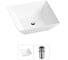 Комплект Wellsee 2 в 1 Lavinia Boho Bathroom Sink накладная раковина 42x42 см 20215159R 1