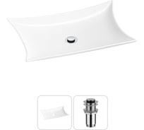 Комплект Wellsee 2 в 1 Lavinia Boho Bathroom Sink накладная раковина 59x39 см 20215287R