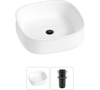 Комплект Wellsee 2 в 1 Lavinia Boho Bathroom Sink накладная раковина 42x42 см 20215445R