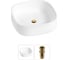 Комплект Wellsee 2 в 1 Lavinia Boho Bathroom Sink накладная раковина 42x42 см 20215446R 1