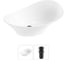 Комплект Wellsee 2 в 1 Lavinia Boho Bathroom Sink накладная раковина 56x33 см 20215349R 1