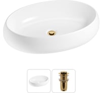 Комплект Wellsee 2 в 1 Lavinia Boho Bathroom Sink накладная раковина 60x40 см 20215097R