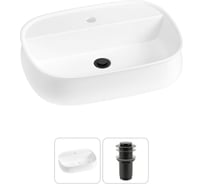 Комплект Wellsee 2 в 1 Lavinia Boho Bathroom Sink накладная раковина 55x40 см 20215493R