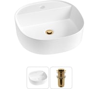 Комплект Wellsee 2 в 1 Lavinia Boho Bathroom Sink накладная раковина 44x44 см 20215177R