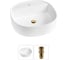 Комплект Wellsee 2 в 1 Lavinia Boho Bathroom Sink накладная раковина 44x44 см 20215177R 1