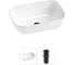 Комплект Wellsee 2 в 1 Lavinia Boho Bathroom Sink накладная раковина 46x33 см 20215192R 1