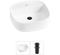 Комплект Wellsee 2 в 1 Lavinia Boho Bathroom Sink накладная раковина 42x42 см 20215477R
