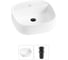 Комплект Wellsee 2 в 1 Lavinia Boho Bathroom Sink накладная раковина 42x42 см 20215477R 1