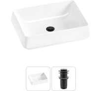 Комплект Wellsee 2 в 1 Lavinia Boho Bathroom Sink накладная раковина 50x38 см 20215429R