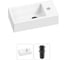 Комплект Wellsee 2 в 1 Lavinia Boho Bathroom Sink накладная/подвесная раковина 40x20 см 20215966R 1