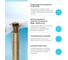 Комплект Wellsee 2 в 1 Lavinia Boho Bathroom Sink накладная/подвесная раковина 40x20 см 20215995R 6