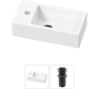 Комплект Wellsee 2 в 1 Lavinia Boho Bathroom Sink накладная/подвесная раковина 40x20 см 20215994R