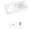 Комплект Wellsee 2 в 1 Lavinia Boho Bathroom Sink накладная/подвесная раковина 40x22 см 20216416R 1