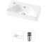 Комплект Wellsee 2 в 1 Lavinia Boho Bathroom Sink накладная/подвесная раковина 40x22 см 20216441R 1