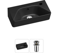 Комплект Wellsee 2 в 1 Lavinia Boho Bathroom Sink накладная/подвесная раковина 40x22 см 20216429R