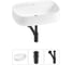 Комплект Wellsee 3 в 1 Lavinia Boho Bathroom Sink накладная раковина 55x40 см 20215497R 1