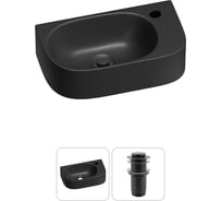 Комплект Wellsee 2 в 1 Lavinia Boho Bathroom Sink накладная/подвесная раковина 40x22 см 20216318R