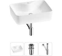 Комплект Wellsee 3 в 1 Lavinia Boho Bathroom Sink накладная раковина 48x37 см 20215259R