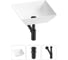 Комплект Wellsee 3 в 1 Lavinia Boho Bathroom Sink накладная раковина 42x42 см 20215164R 1