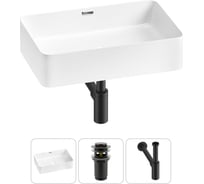Комплект Wellsee 3 в 1 Lavinia Boho Bathroom Sink накладная раковина 60x39 см 20215244R