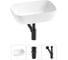 Комплект Wellsee 3 в 1 Lavinia Boho Bathroom Sink накладная раковина 46x33 см 20215196R 1