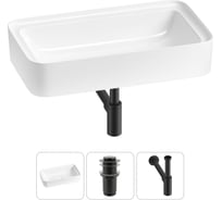 Комплект Wellsee 3 в 1 Lavinia Boho Bathroom Sink накладная раковина 75x40 см 20215337R