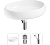 Комплект Wellsee 3 в 1 Lavinia Boho Bathroom Sink накладная раковина 60x40 см 20215099R