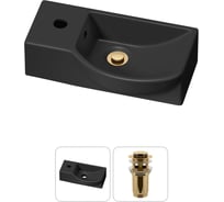 Комплект Wellsee 2 в 1 Lavinia Boho Bathroom Sink накладная/подвесная раковина 40x23 см 20216039R