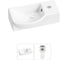 Комплект Wellsee 2 в 1 Lavinia Boho Bathroom Sink накладная/подвесная раковина 40x23 см 20216052R 1