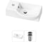 Комплект Wellsee 2 в 1 Lavinia Boho Bathroom Sink накладная/подвесная раковина 40x23 см 20216021R 1