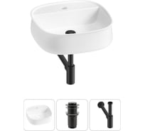 Комплект Wellsee 3 в 1 Lavinia Boho Bathroom Sink накладная раковина 42x42 см 20215481R