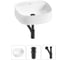 Комплект Wellsee 3 в 1 Lavinia Boho Bathroom Sink накладная раковина 42x42 см 20215481R 1