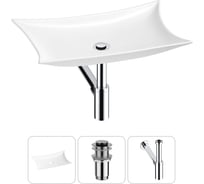 Комплект Wellsee 3 в 1 Lavinia Boho Bathroom Sink накладная раковина 59x39 см 20215291R