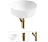 Комплект Wellsee 3 в 1 Lavinia Boho Bathroom Sink накладная раковина 42x42 см 20215795R 1