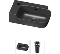 Комплект Wellsee 2 в 1 Lavinia Boho Bathroom Sink накладная/подвесная раковина 40x24 см 20216402R
