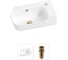 Комплект Wellsee 2 в 1 Lavinia Boho Bathroom Sink накладная/подвесная раковина 40x24 см 20216359R 1