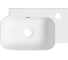 Комплект Wellsee 2 в 1 Lavinia Boho Bathroom Sink накладная/подвесная раковина 40x24 см 20216359R 3