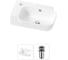 Комплект Wellsee 2 в 1 Lavinia Boho Bathroom Sink накладная/подвесная раковина 40x24 см 20216385R 1
