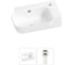 Комплект Wellsee 2 в 1 Lavinia Boho Bathroom Sink накладная/подвесная раковина 40x24 см 20216360R 1