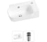 Комплект Wellsee 2 в 1 Lavinia Boho Bathroom Sink накладная/подвесная раковина 40x24 см 20216357R 1