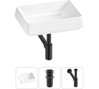 Комплект Wellsee 3 в 1 Lavinia Boho Bathroom Sink накладная раковина 50x38 см 20215433R