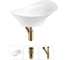 Комплект Wellsee 3 в 1 Lavinia Boho Bathroom Sink накладная раковина 56x33 см 20215354R 1
