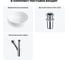 Комплект Wellsee 3 в 1 Lavinia Boho Bathroom Sink накладная раковина 40x40 см 20215051R 9